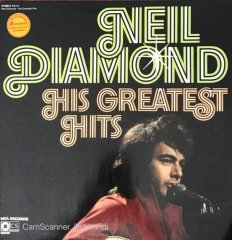 Neil Diamond His Greatest Hits LP
