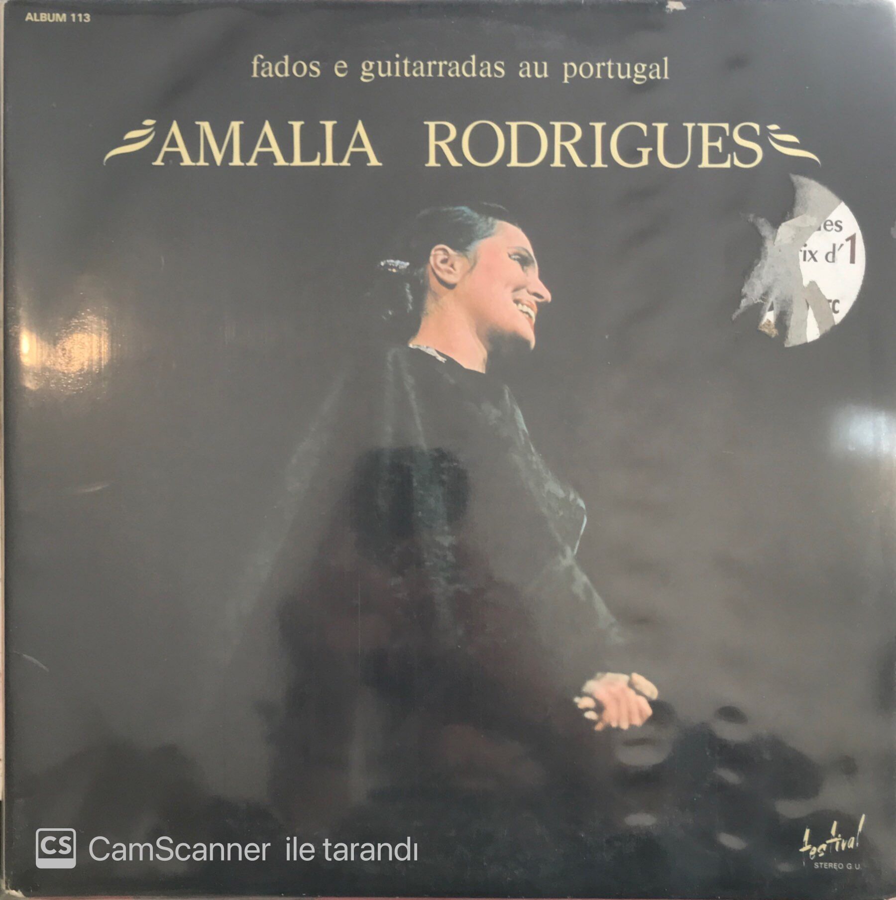 Amalia Rodrigues - Fados E Guitarradas Au Portugal Double LP