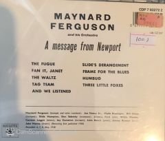 Maynard Ferguson - A Message From Newport CD