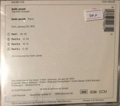 Keith Jarrett The Köln Concert CD