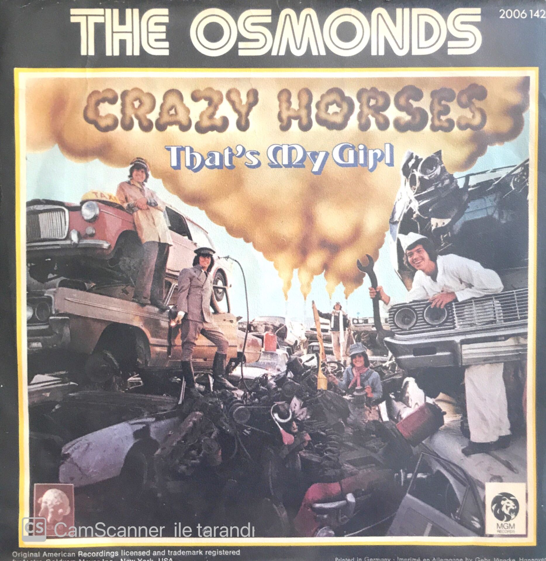 The Osmonds Crazy Horses 45lik