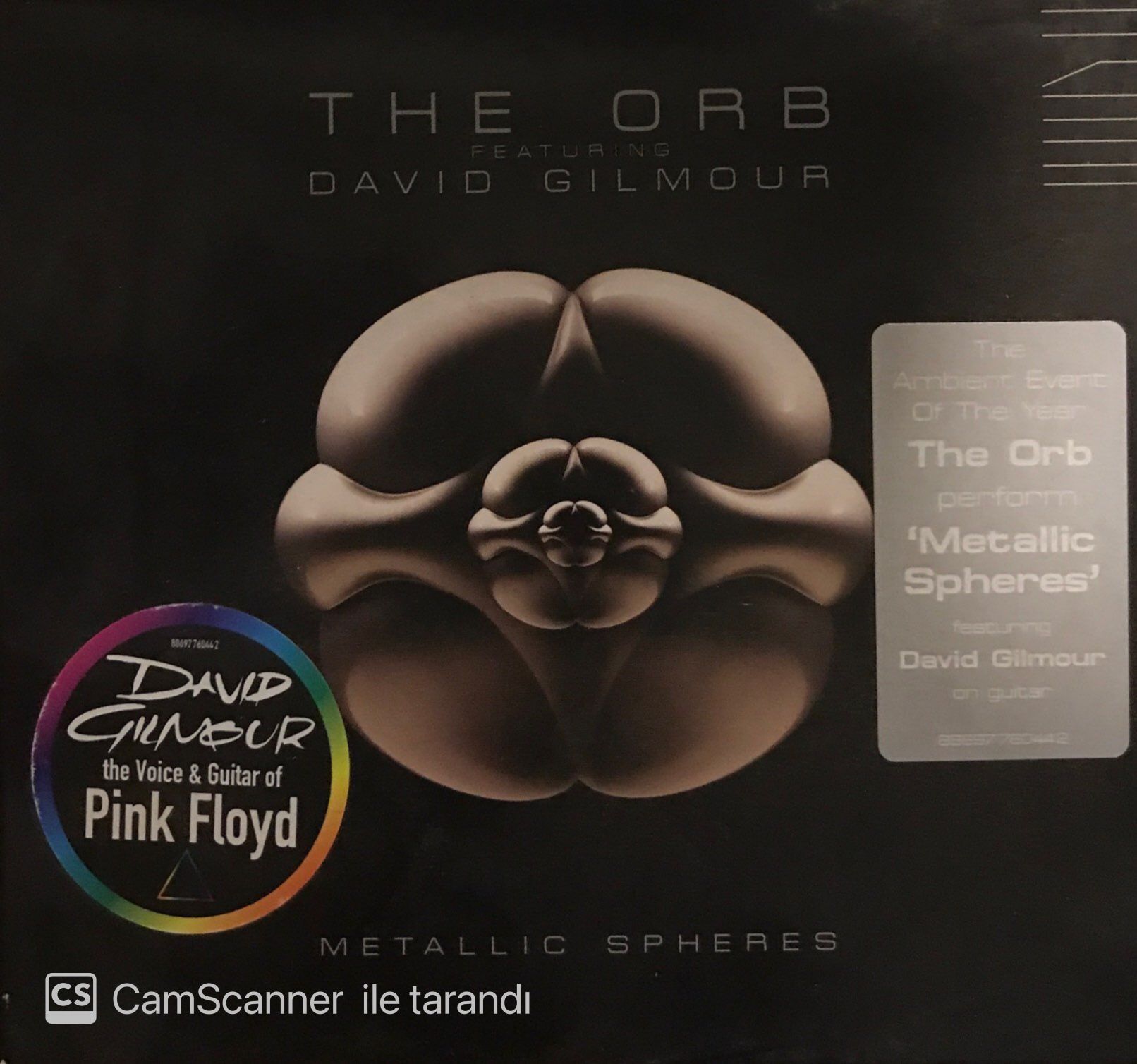 The Orb Featuring David Gilmour - Metallic Spheres CD