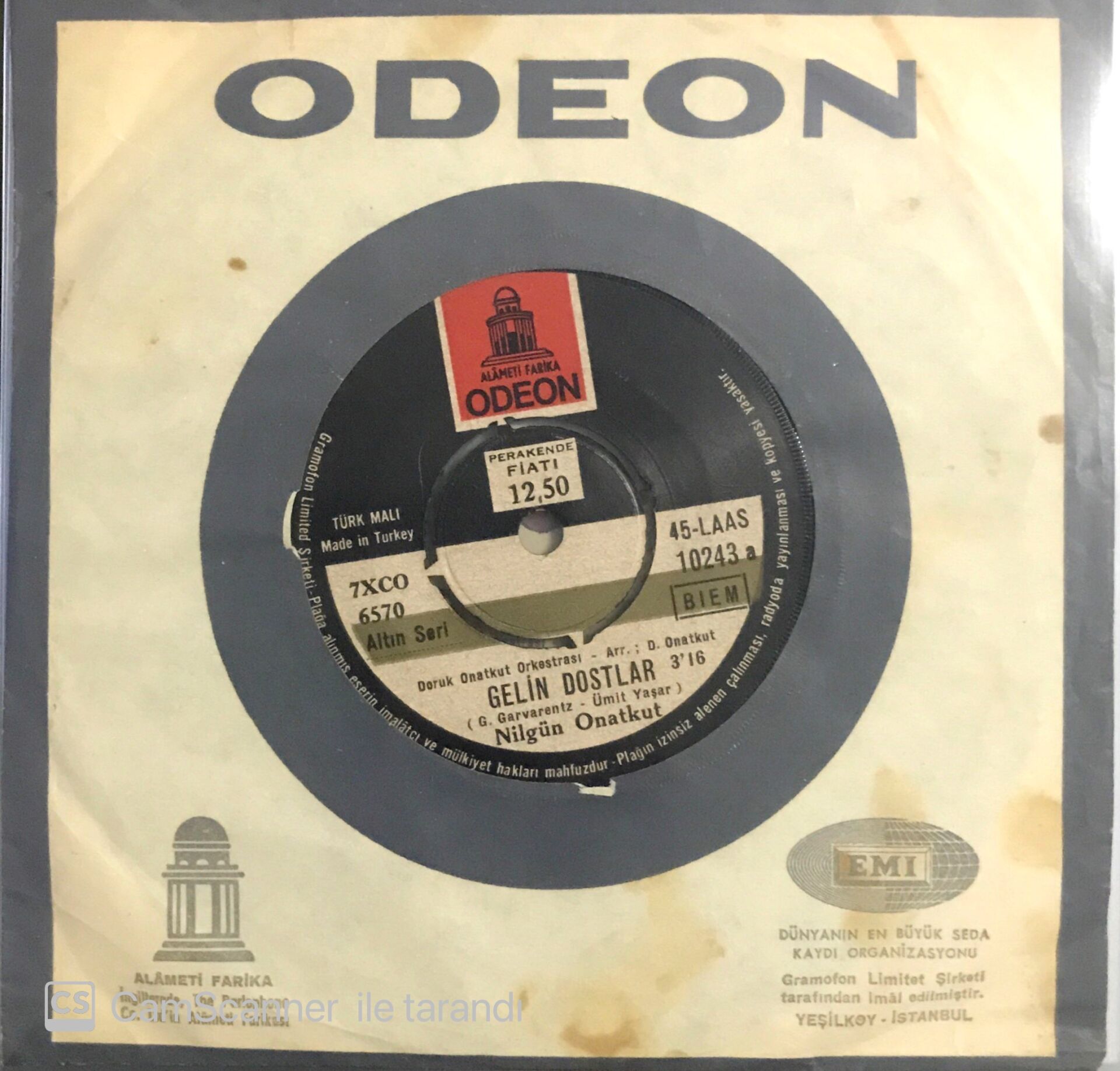 Nilgün Onatkut - Gelin Dostlar 45lik