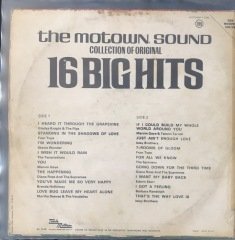 The Motown Sound 16 Big Hits LP