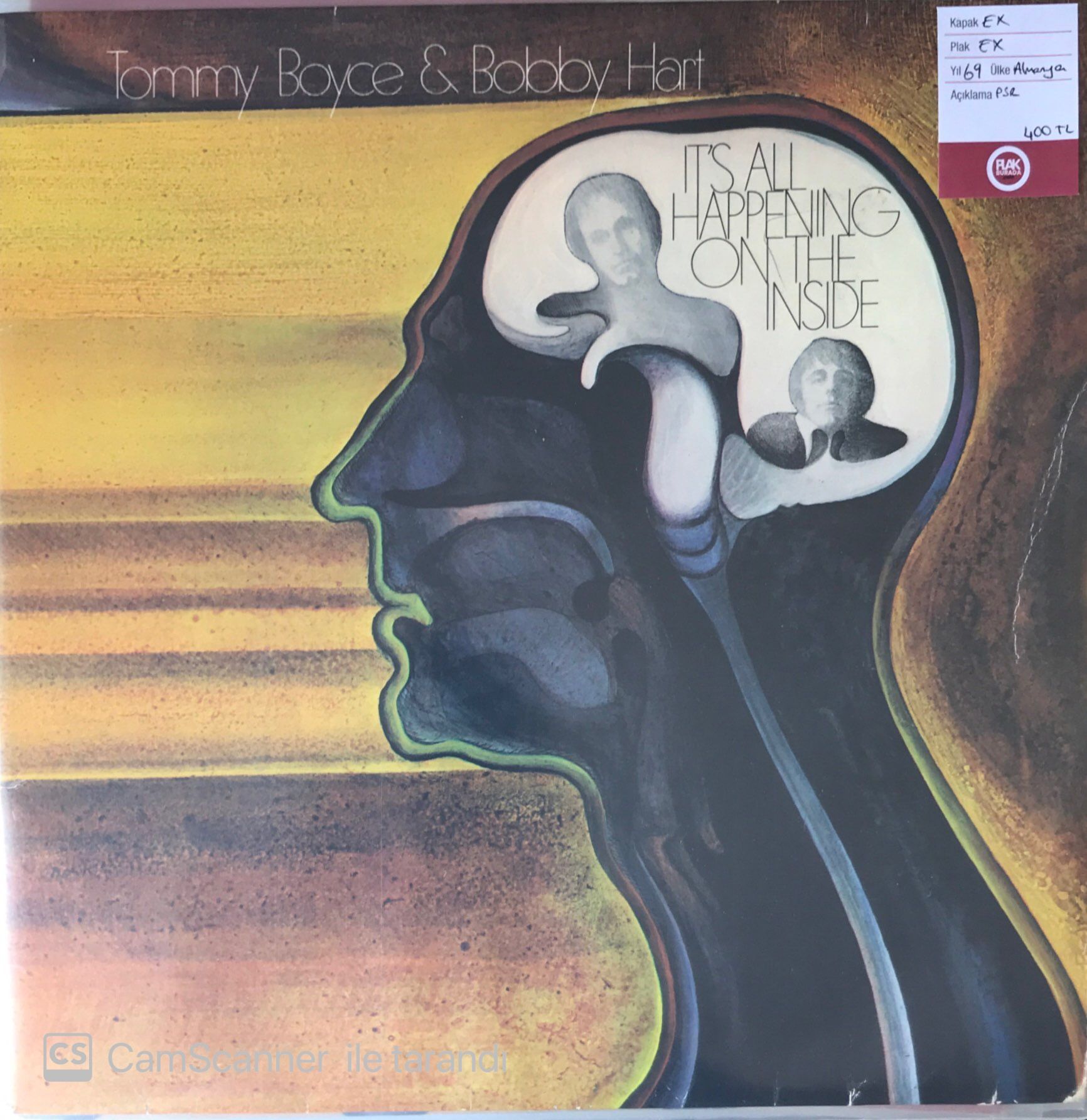 Tommy Boyce & Bobby Hart - It's All Happening On The Inside LP