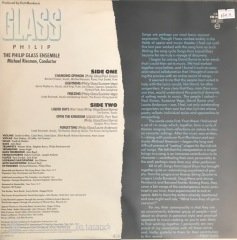 Philip Glass Songs From Liquid Days LP