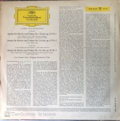 Ludwig Van Beethoven Violinsonaten D-Dur Op.12 Nr.1 A-Dur Op.12 Nr.2 G-Dur Op.30 Nr.3 LP
