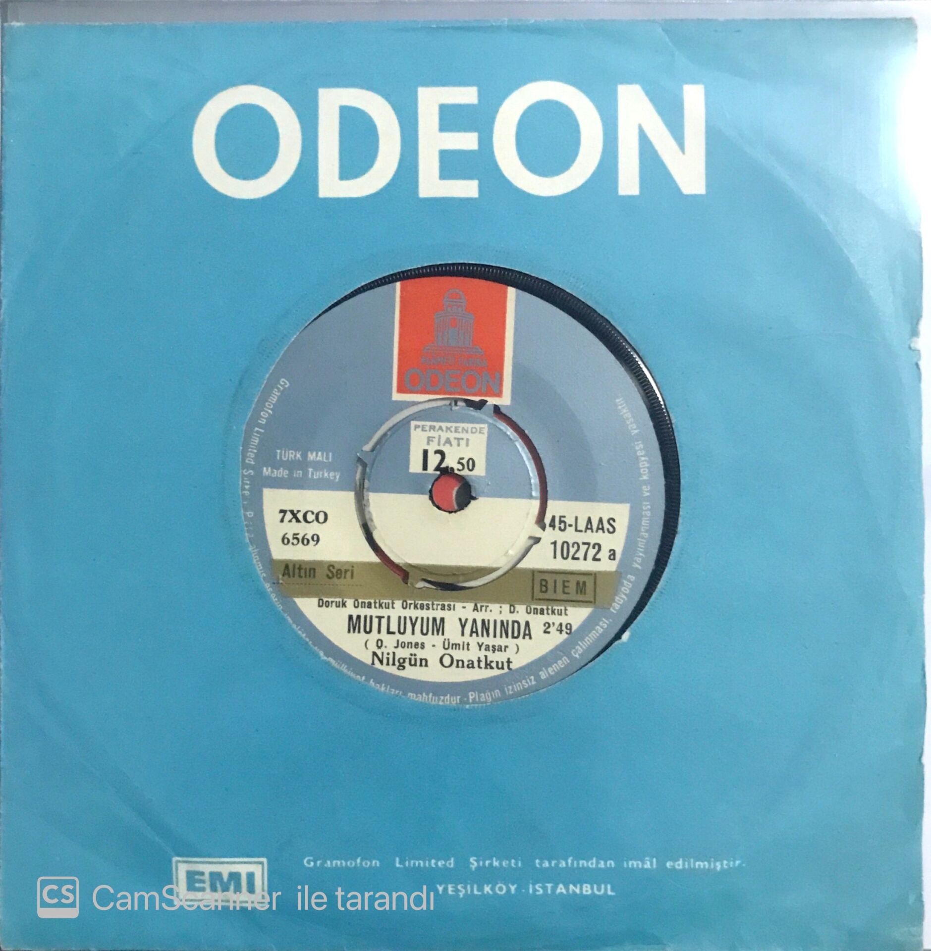 Nilgün Onatkut - Mutluyum Yanında 45lik