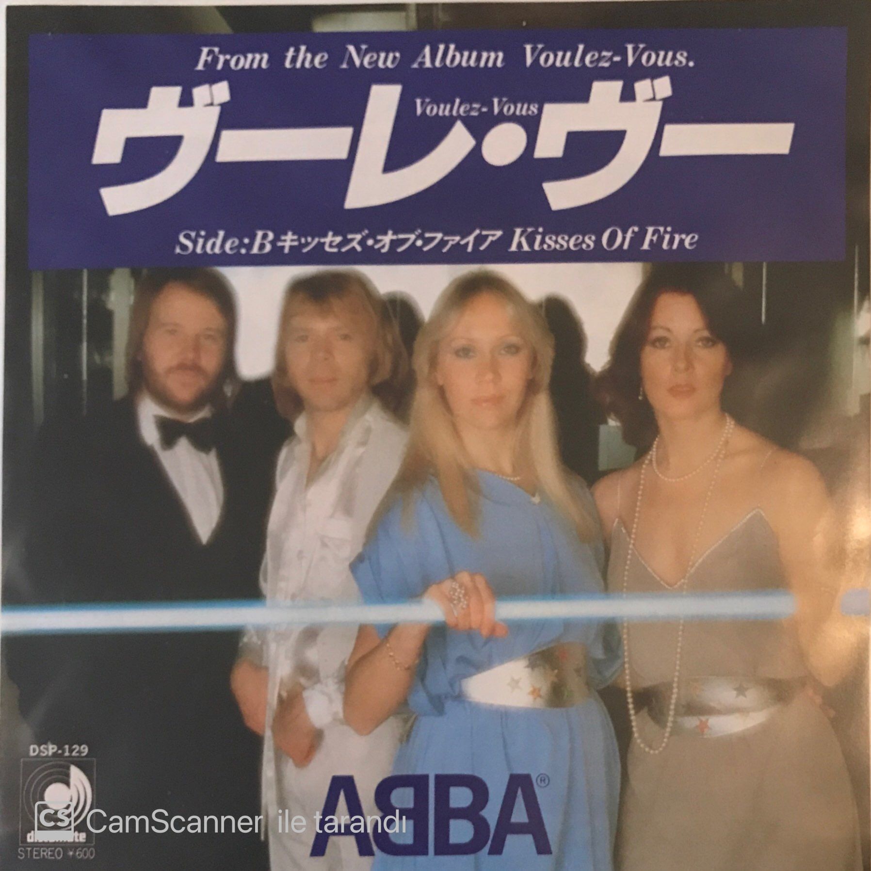 ABBA Kısses Of Fıre Japon Baskı 45lik