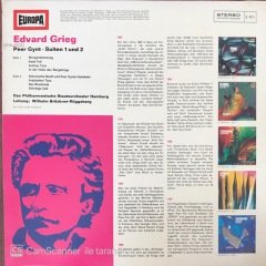 Edvard Grieg Peer Gynt - Suiten 1 und 2 LP