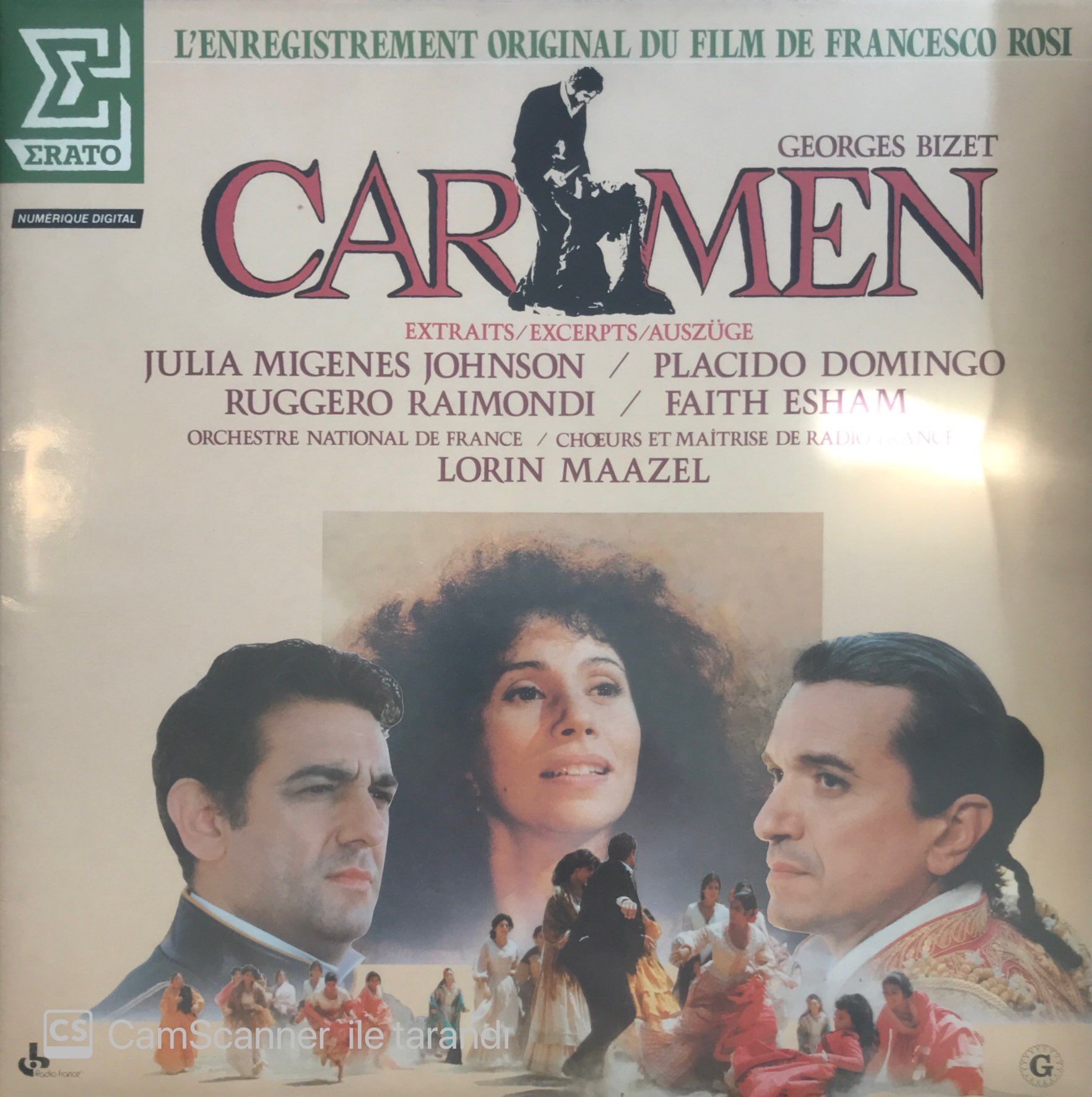 Bizet - Carmen (Extraits) - L. Maazel - Erato Soundtrack LP