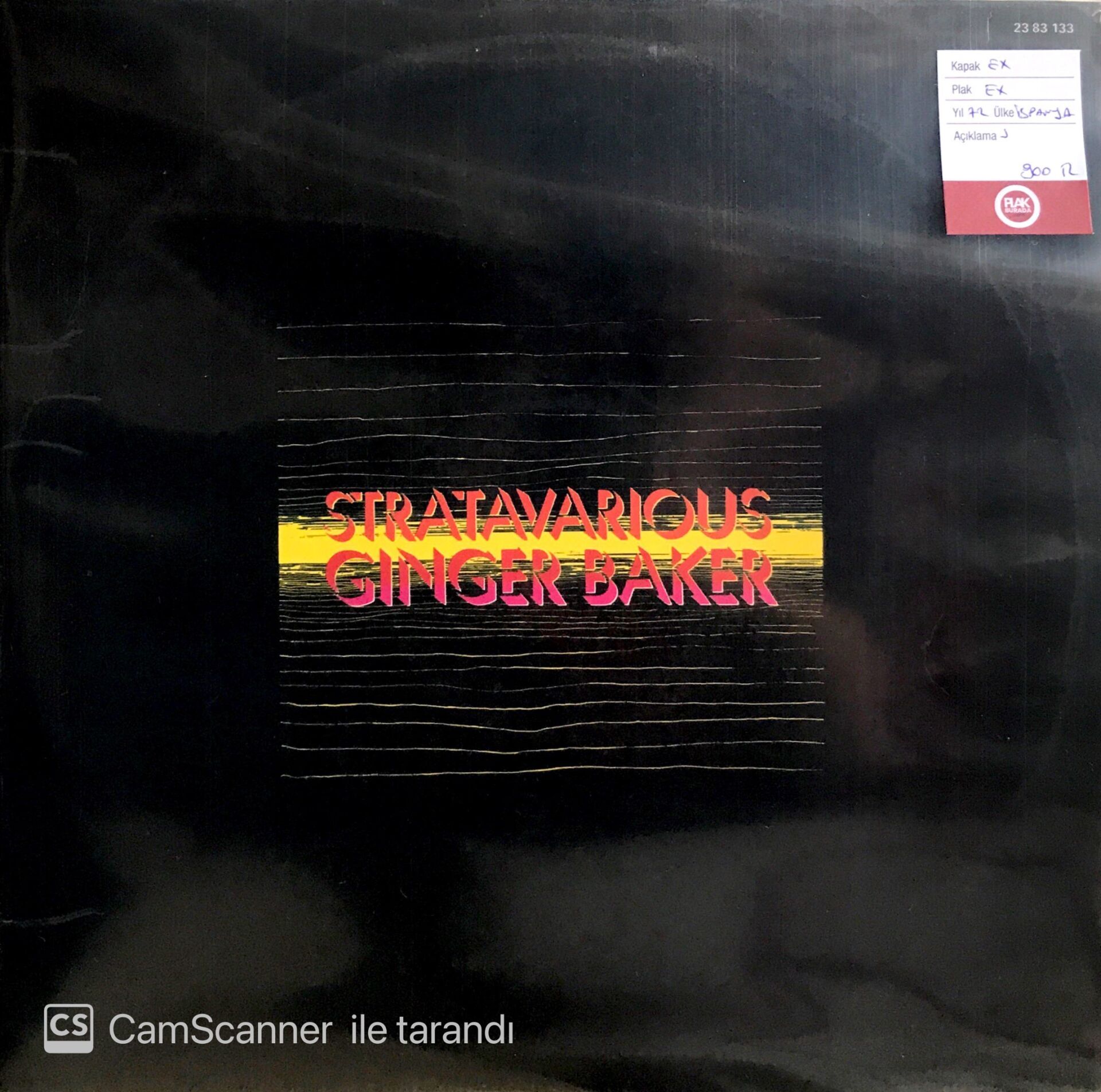 Stratavarious / Ginger Baker LP