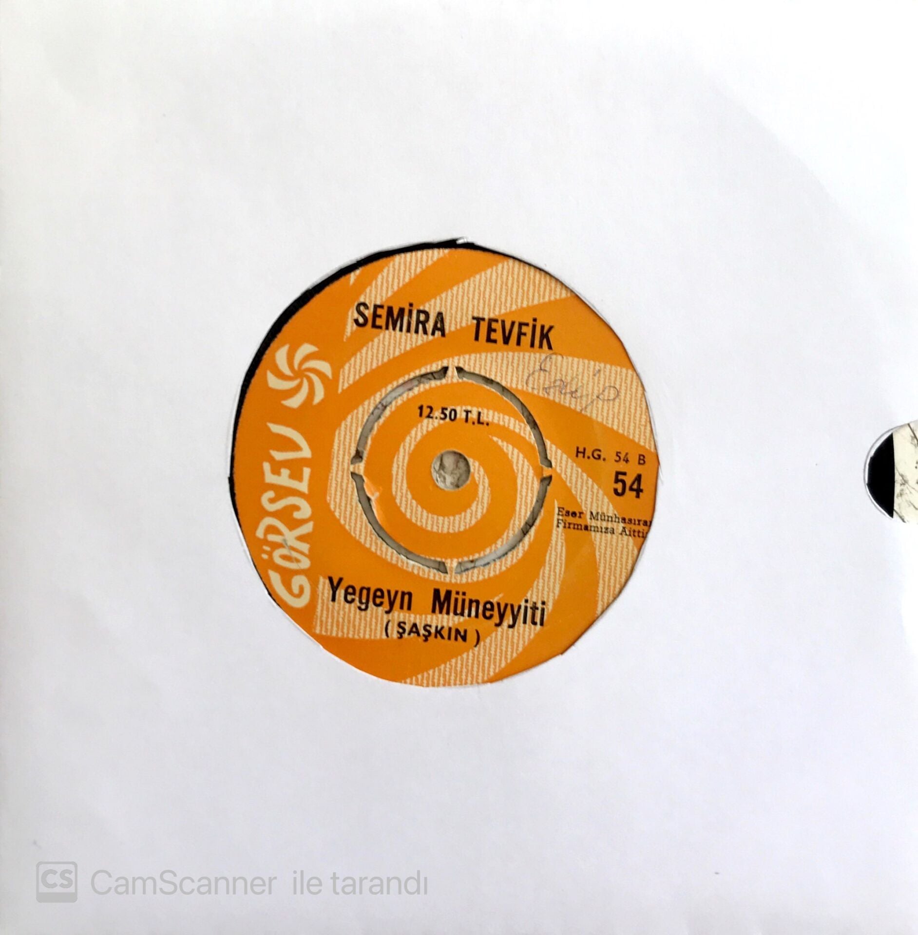Semira Tevfik Yegeyn Müneyyiti 45lik