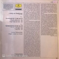 Beethoven Symphonıen NR 1&2 Herbet Von Karajan LP