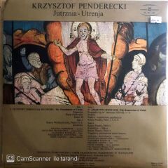 Krzysztof Penderecki - Jutrznia Utrenja - LP