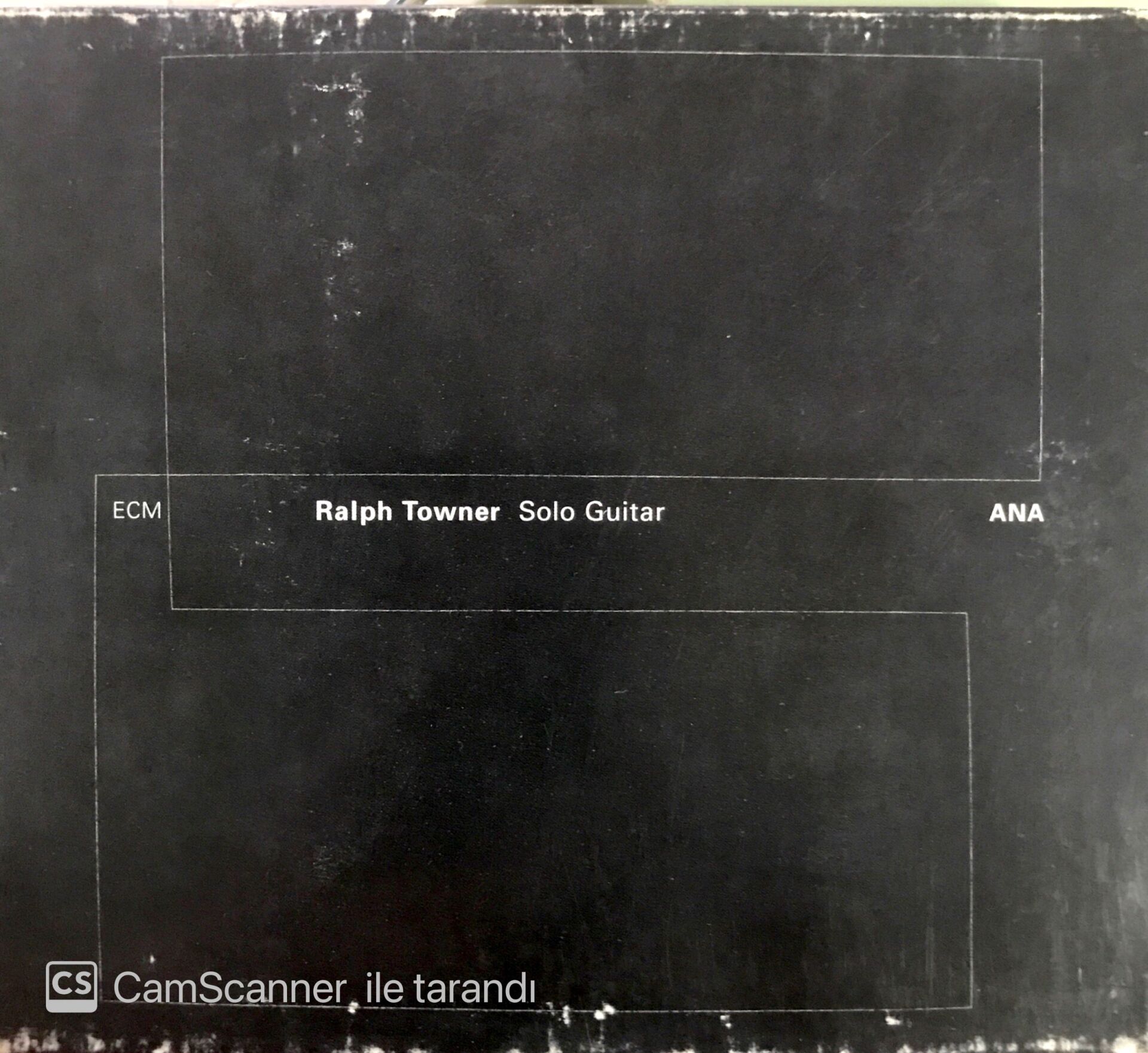 Ralph Towner Solo Guitar CD