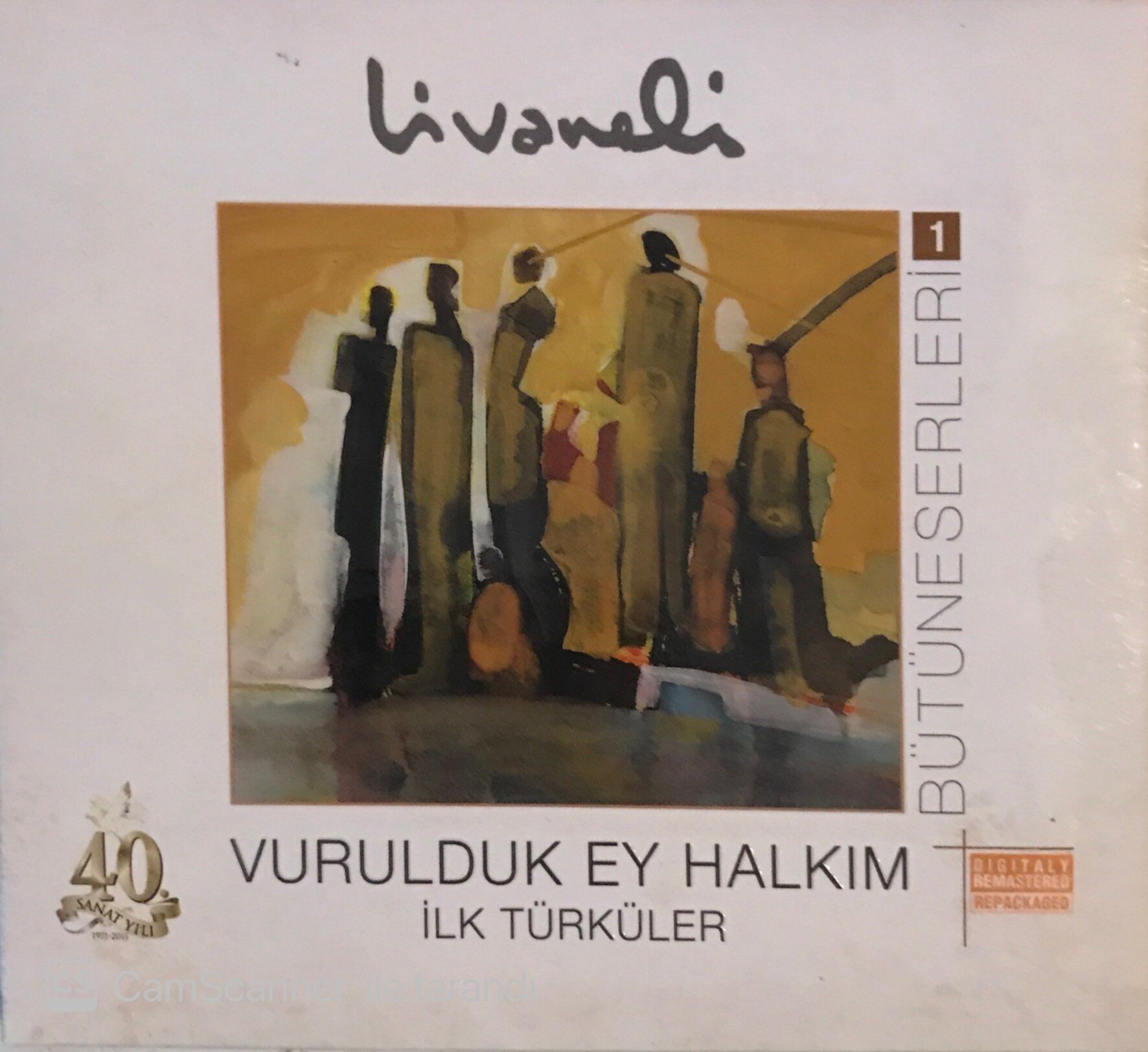 Zülfü Livaneli 1971/ 1981 Vurulduk Ey Halkım İlk Türküler Bütün Eserleri 1 CD
