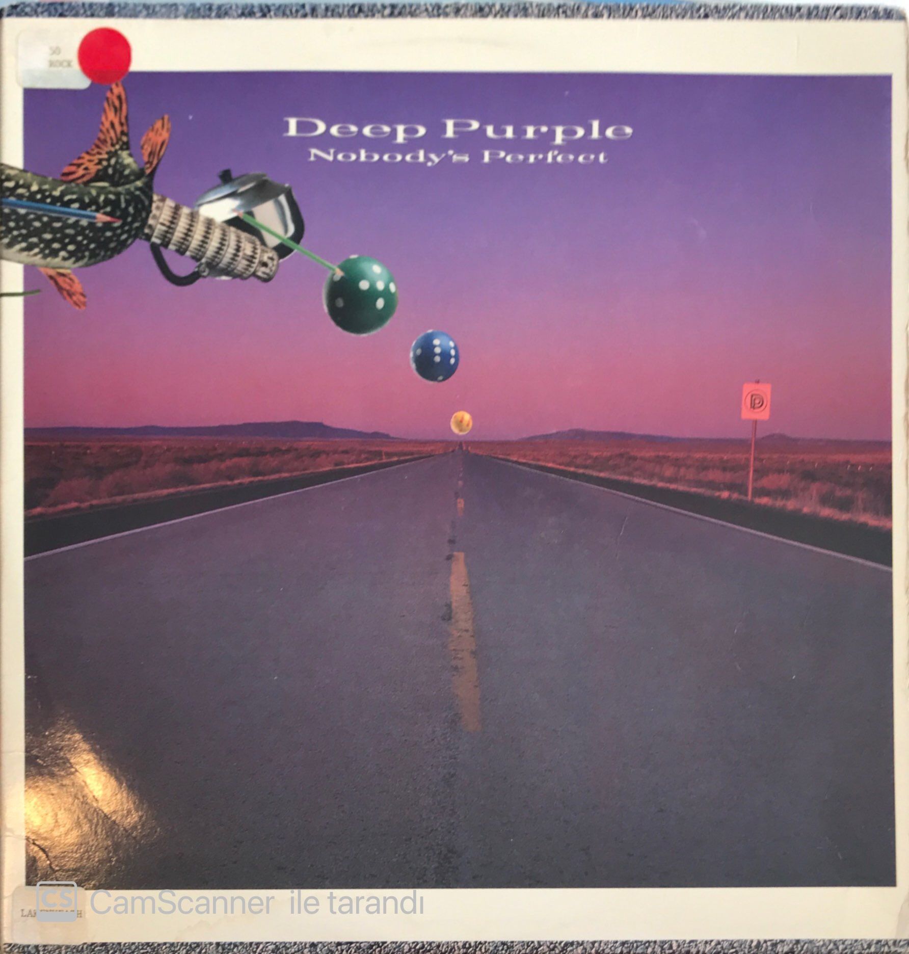 Deep Purple Nobody's Perfect Double LP