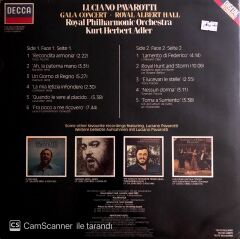 Pavarotti - Gala Concert - Royal Philharmonic Orchestra - Adler - LP