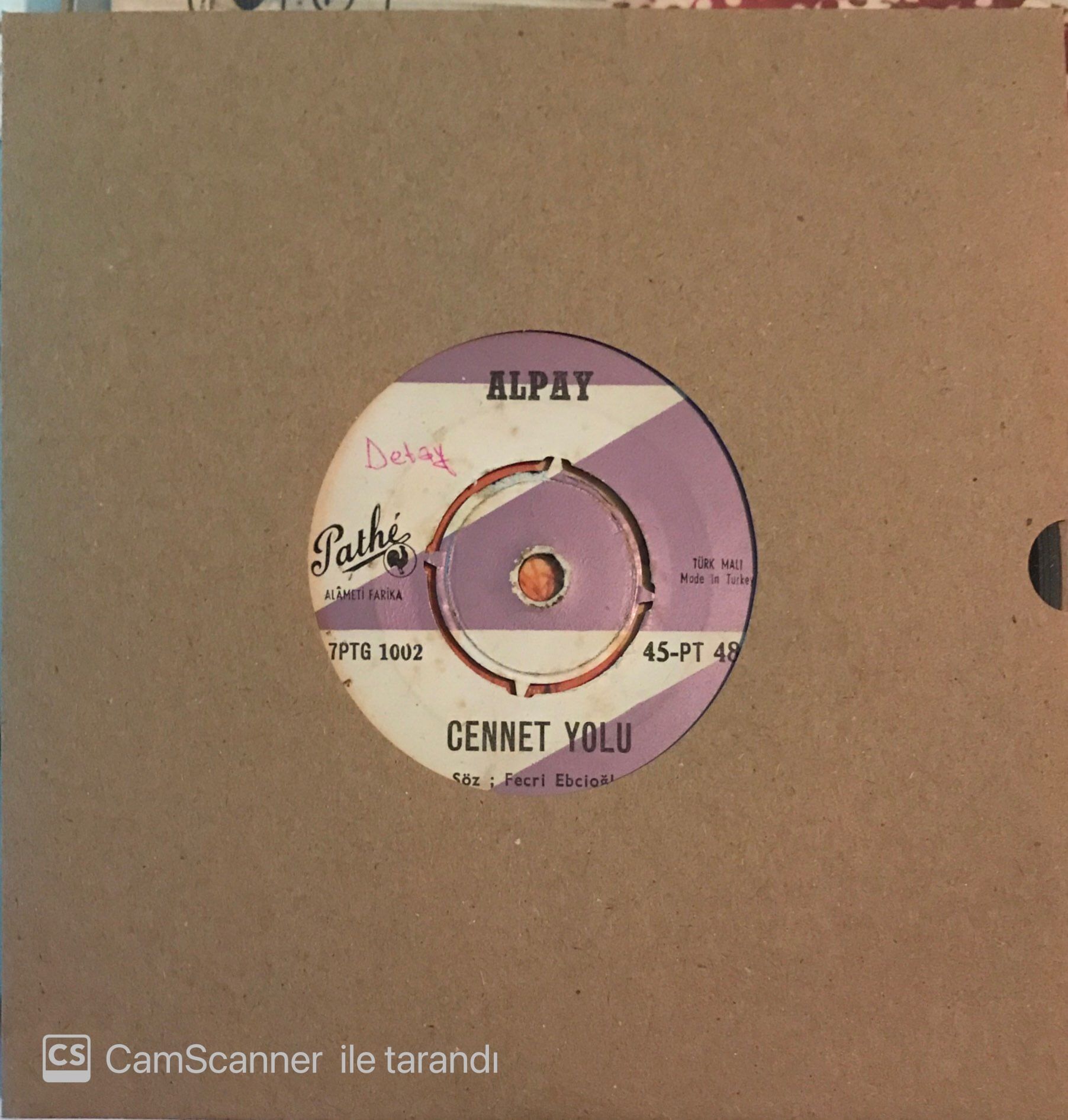 Alpay - Cennet Yolu 45lik