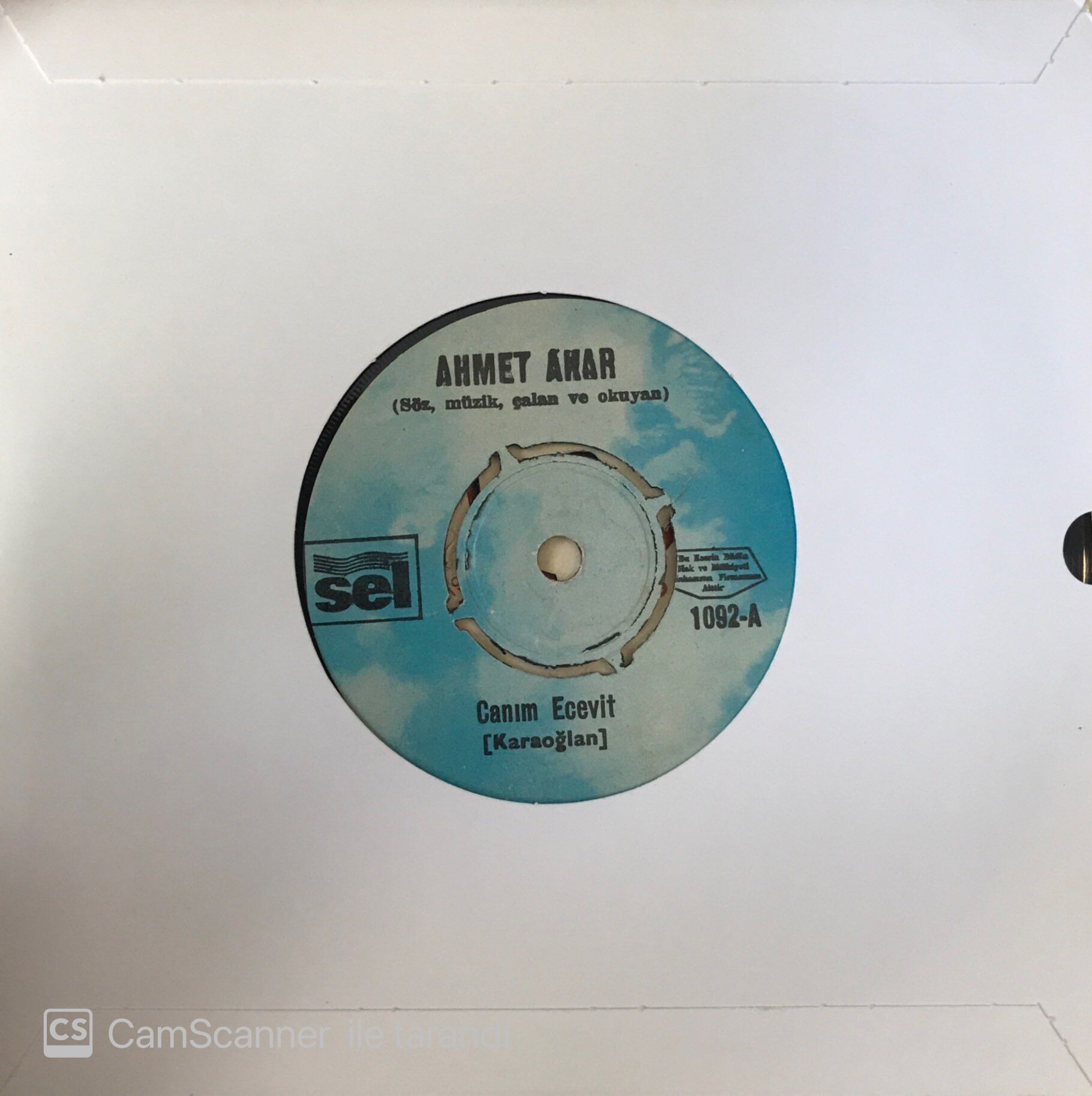 Ahmet Akar - Canım Ecevit 45lik