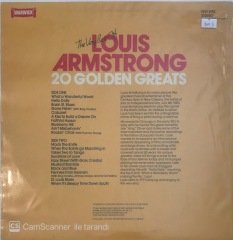 The Very Best Of Louis Armstrong 20 Golden Greats LP