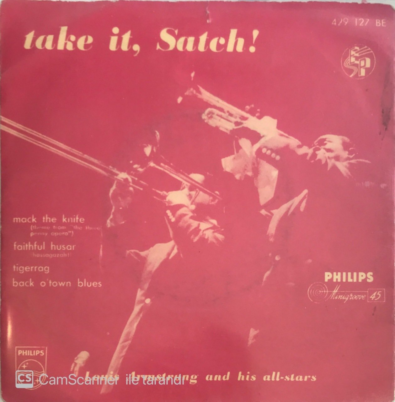 Louis Armstrong Take It, Satch! 45lik