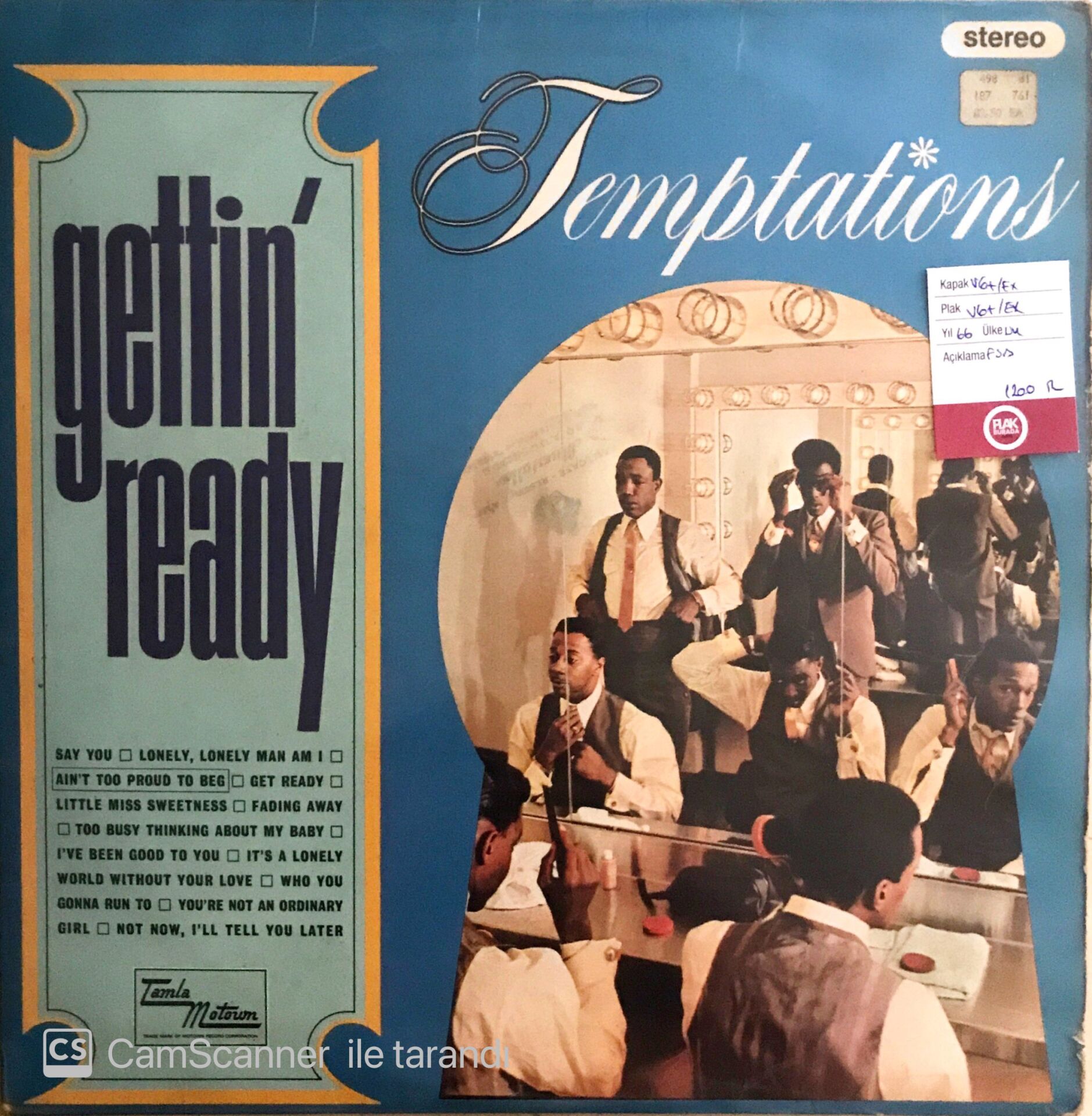 Temptations - Gettin' Ready - LP
