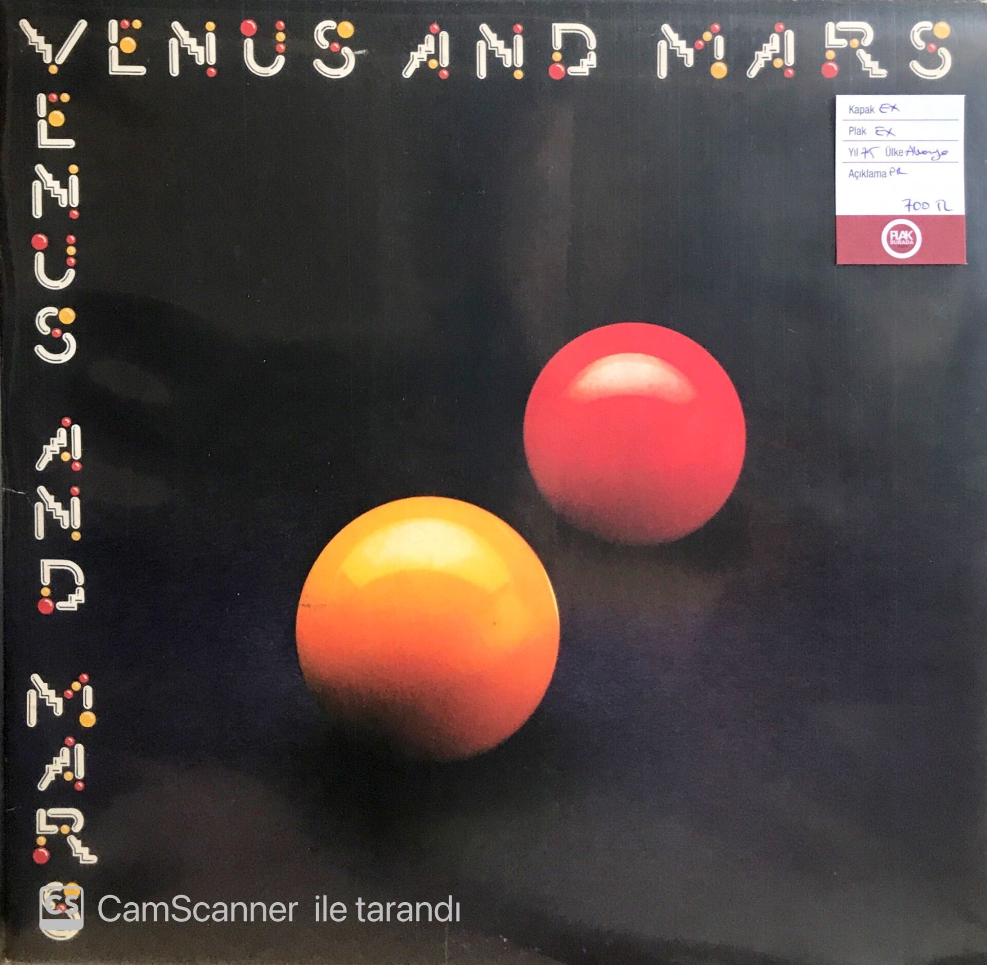 Venus And Mars / Wings LP