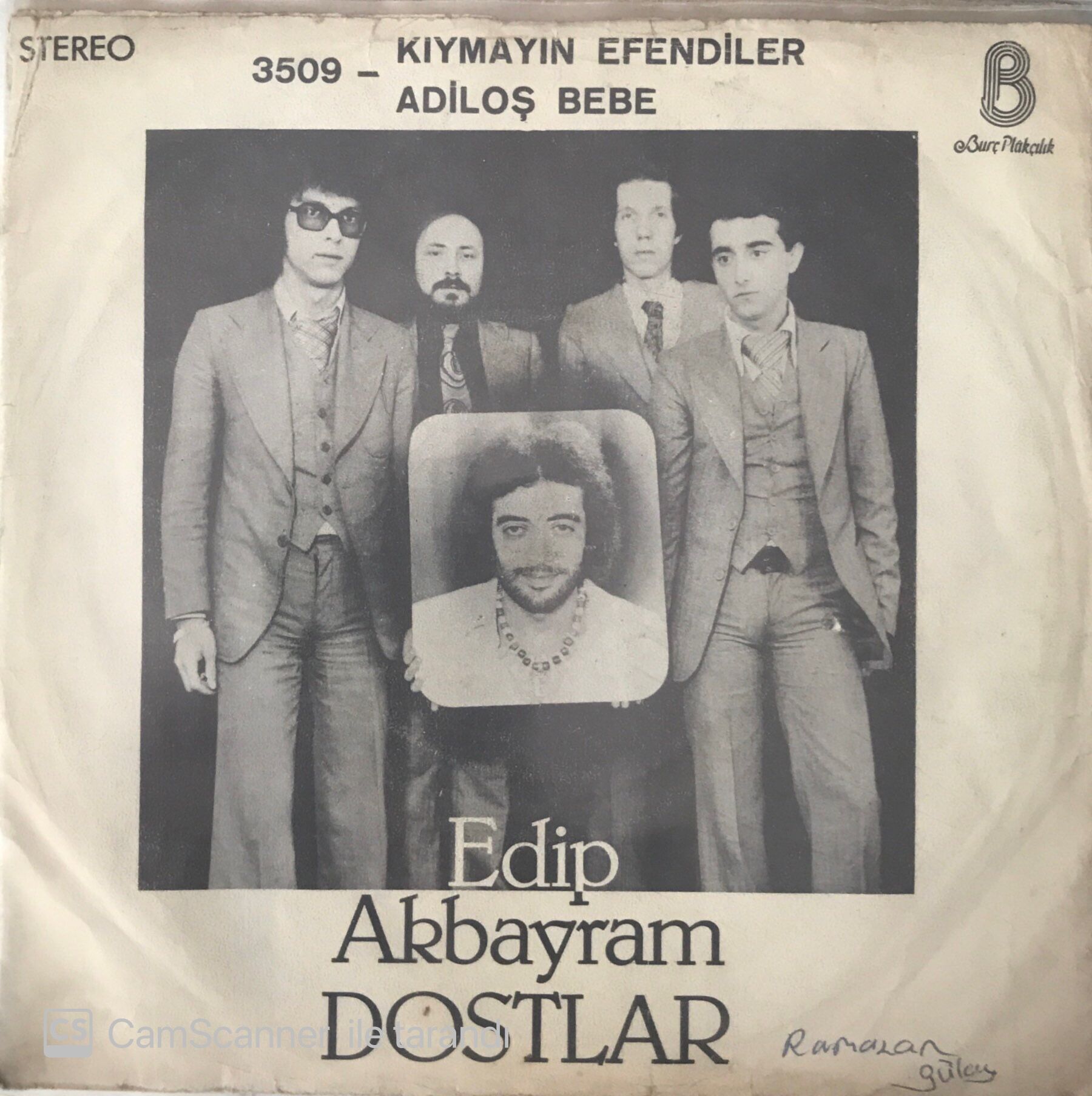 Edip Akbayram Dostlar Kıymayın Efendiler 45 Lik