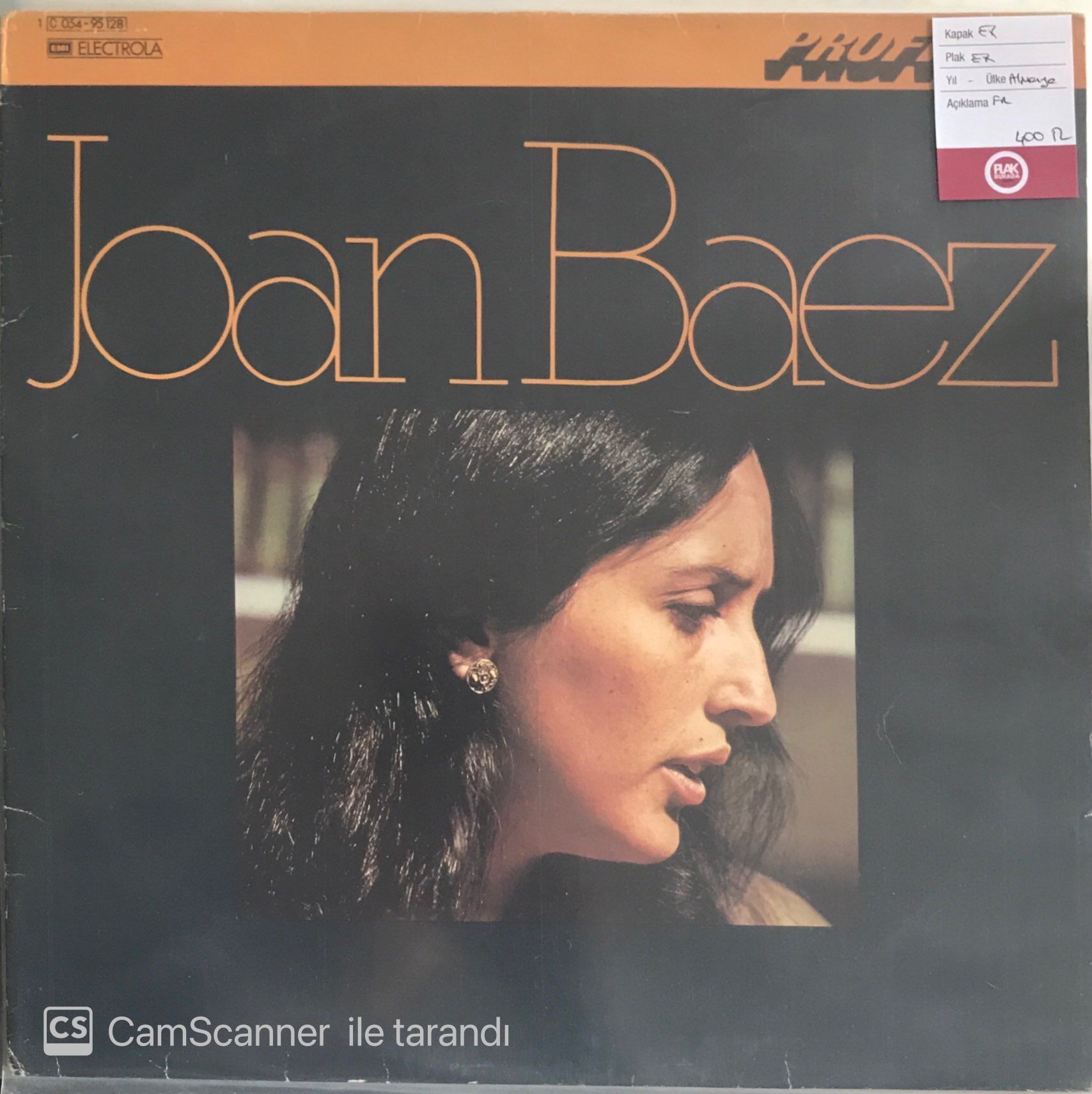 Joan Baez Greatest Hits LP