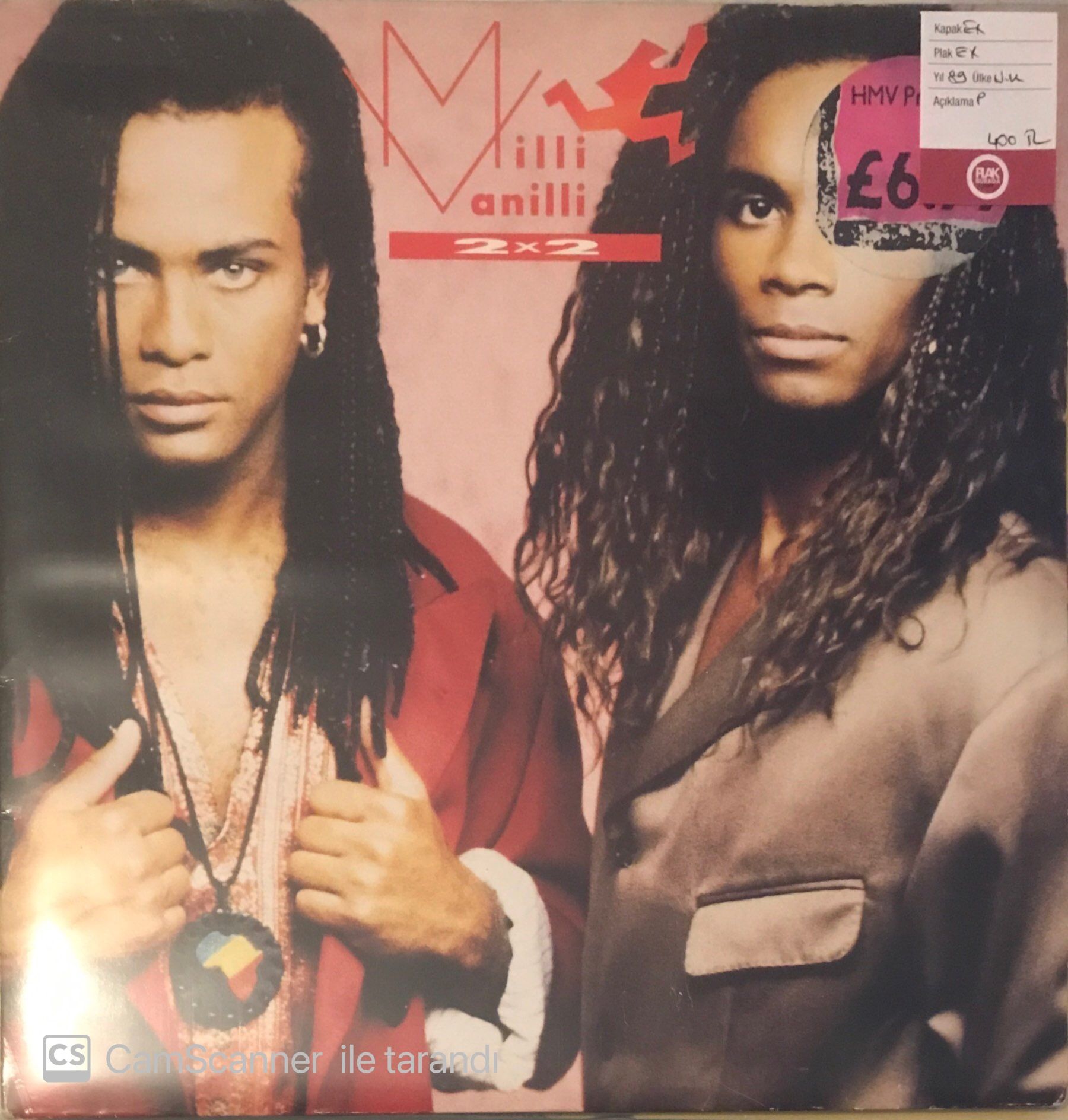 Milli Vanilli - 2 X 2 Double LP