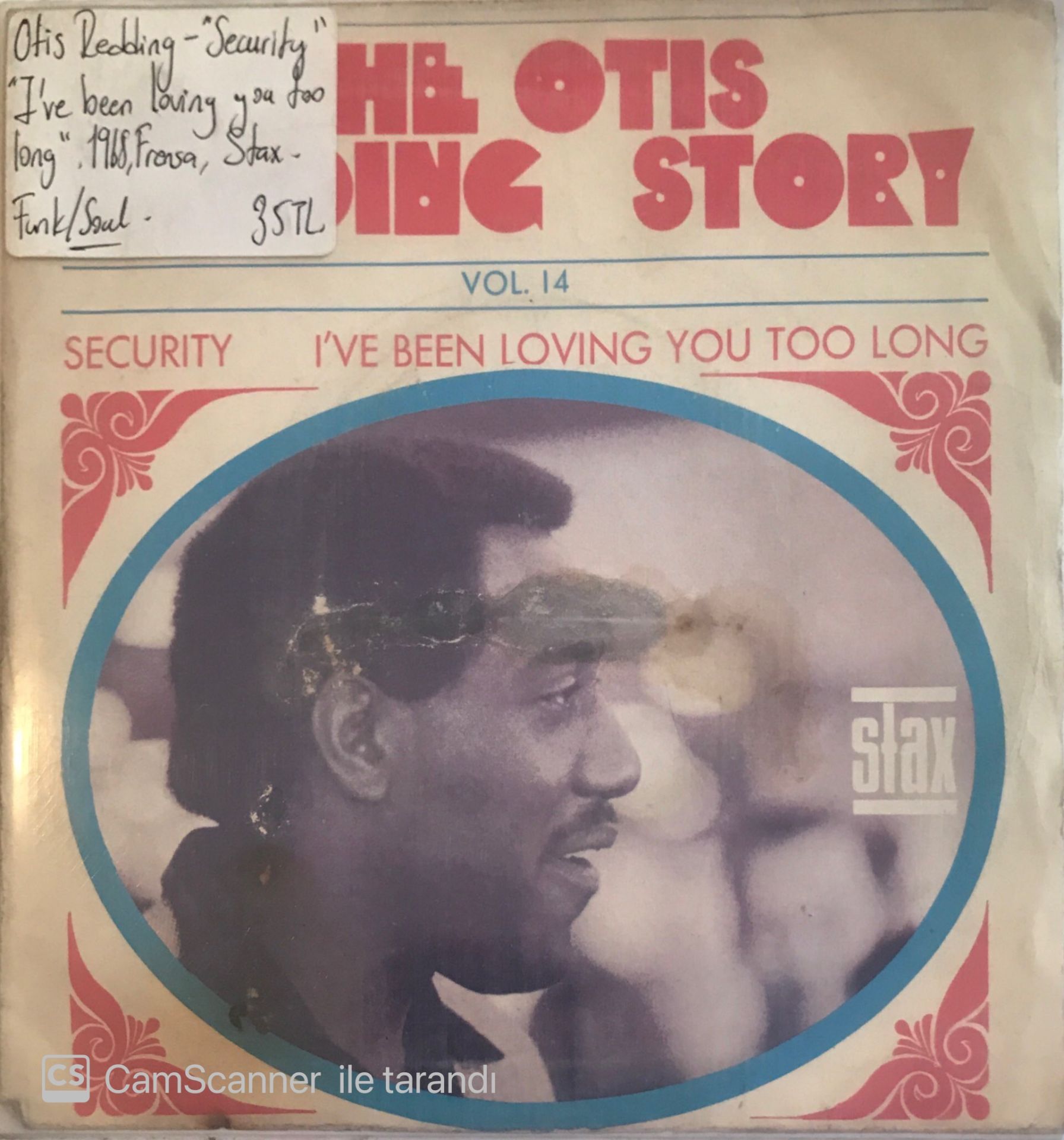 Otis Redding Security 45lik