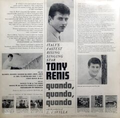 Tony Renis / Quando, Quando, Quando LP