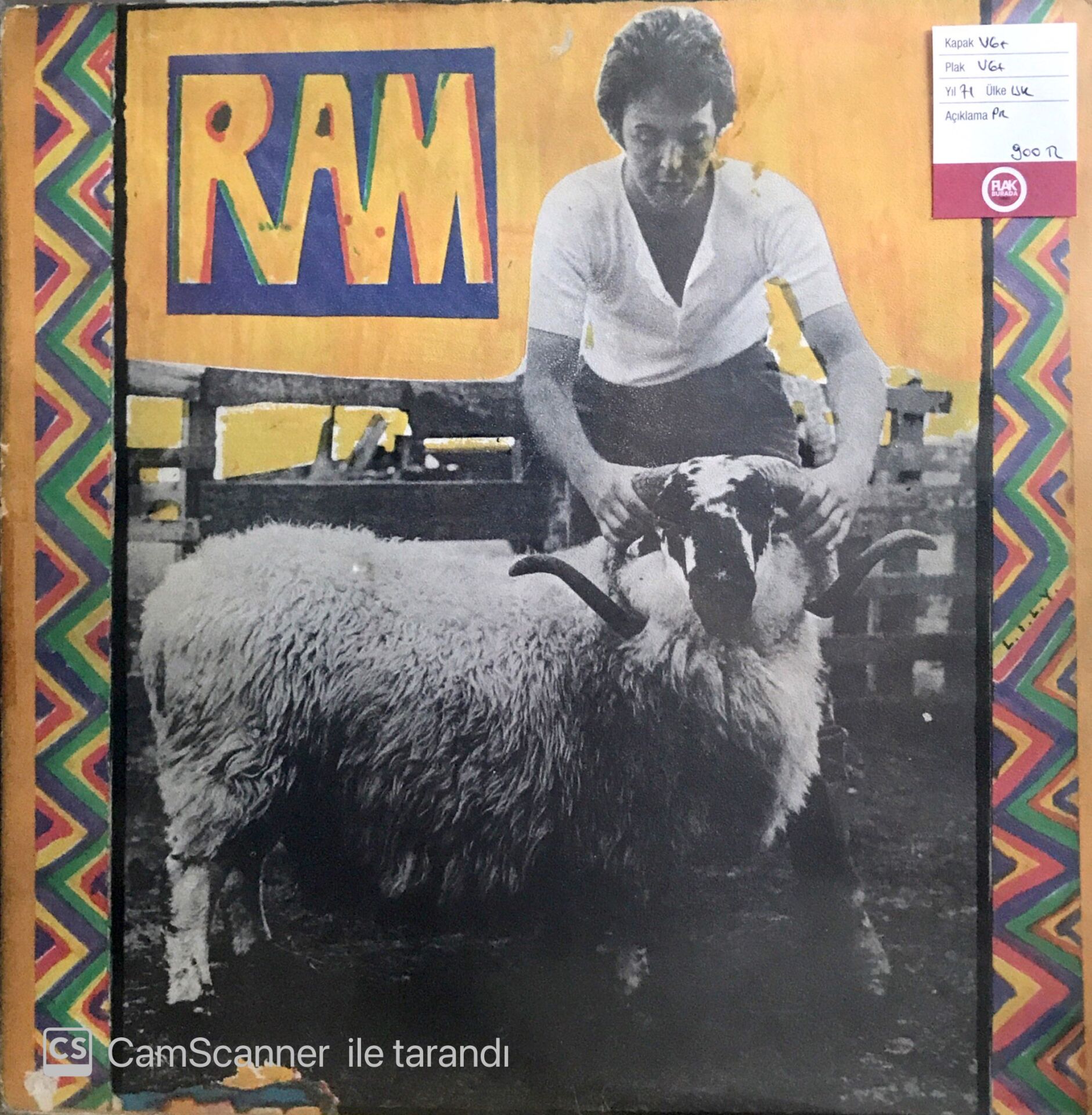 Paul and Linda McCartney / Ram LP