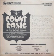Count Basie And His Orchestra - George Wallington Plays LP