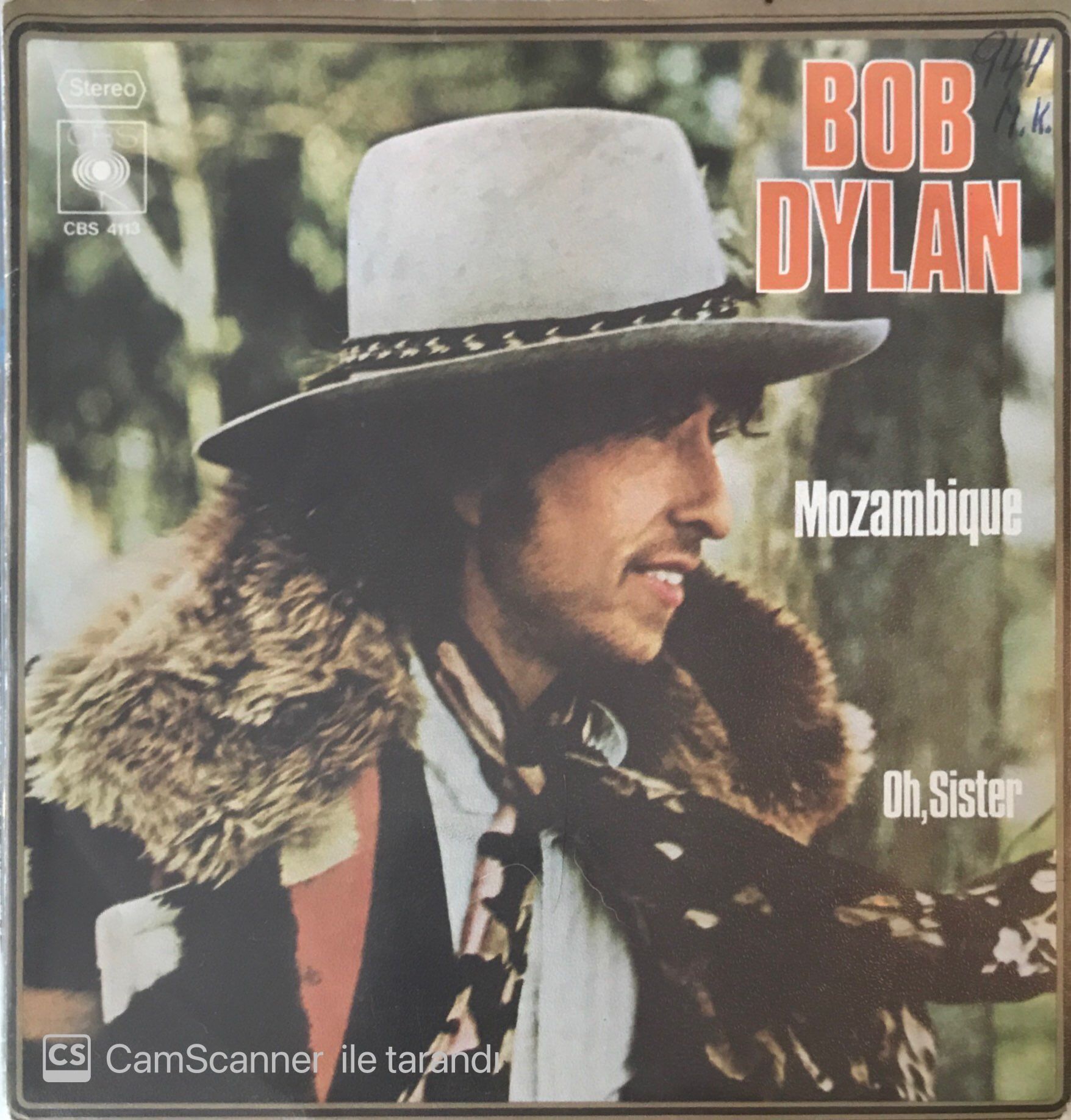 Bob Dylan - Mozambique 45lik
