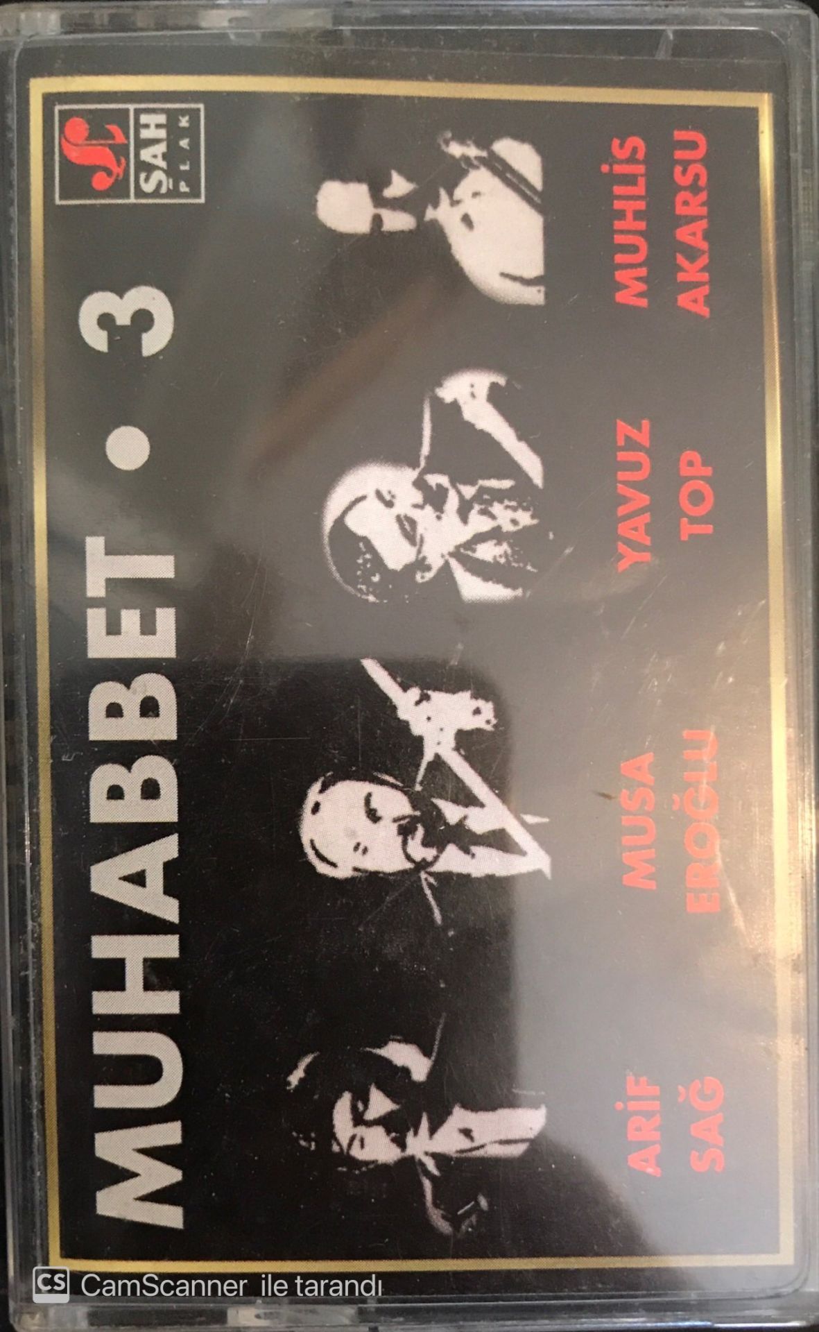 Muhabbet 3 - Arif Sağ , Musa Eroğlu , Yavuz Top , Muhlis Akarsu KASET