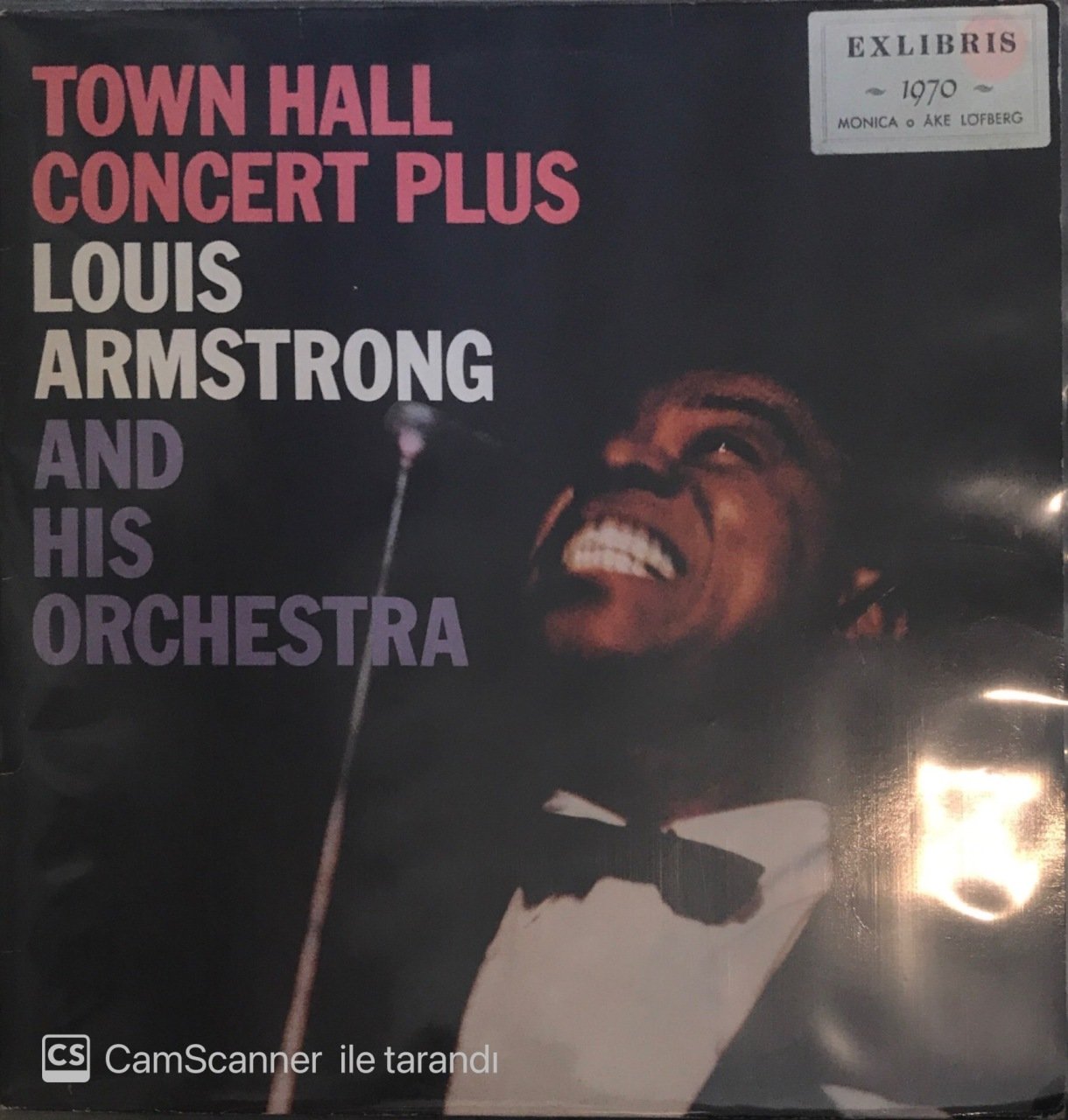 Town Hall Concert Plus Louis Armstrong And His Orchestra LP