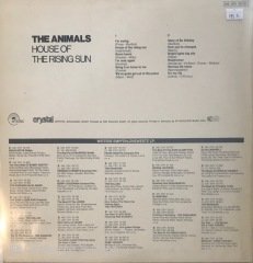 The Animals House Of The Rising Sun LP