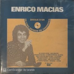Enrico Macias Disque D'or De 5 Annees De Chansons LP