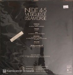 Inedit 4-5 Musique De L'Islam D'asie LP