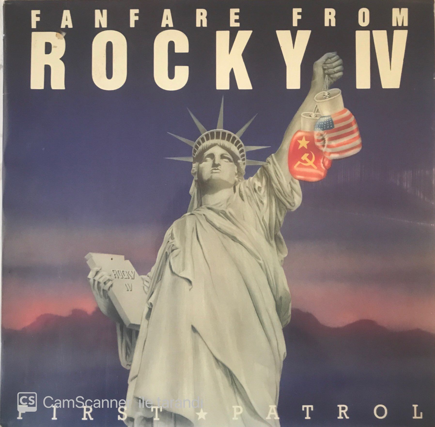 First Patrol / Fanfare From Rocky IV Maxi Single PLAK