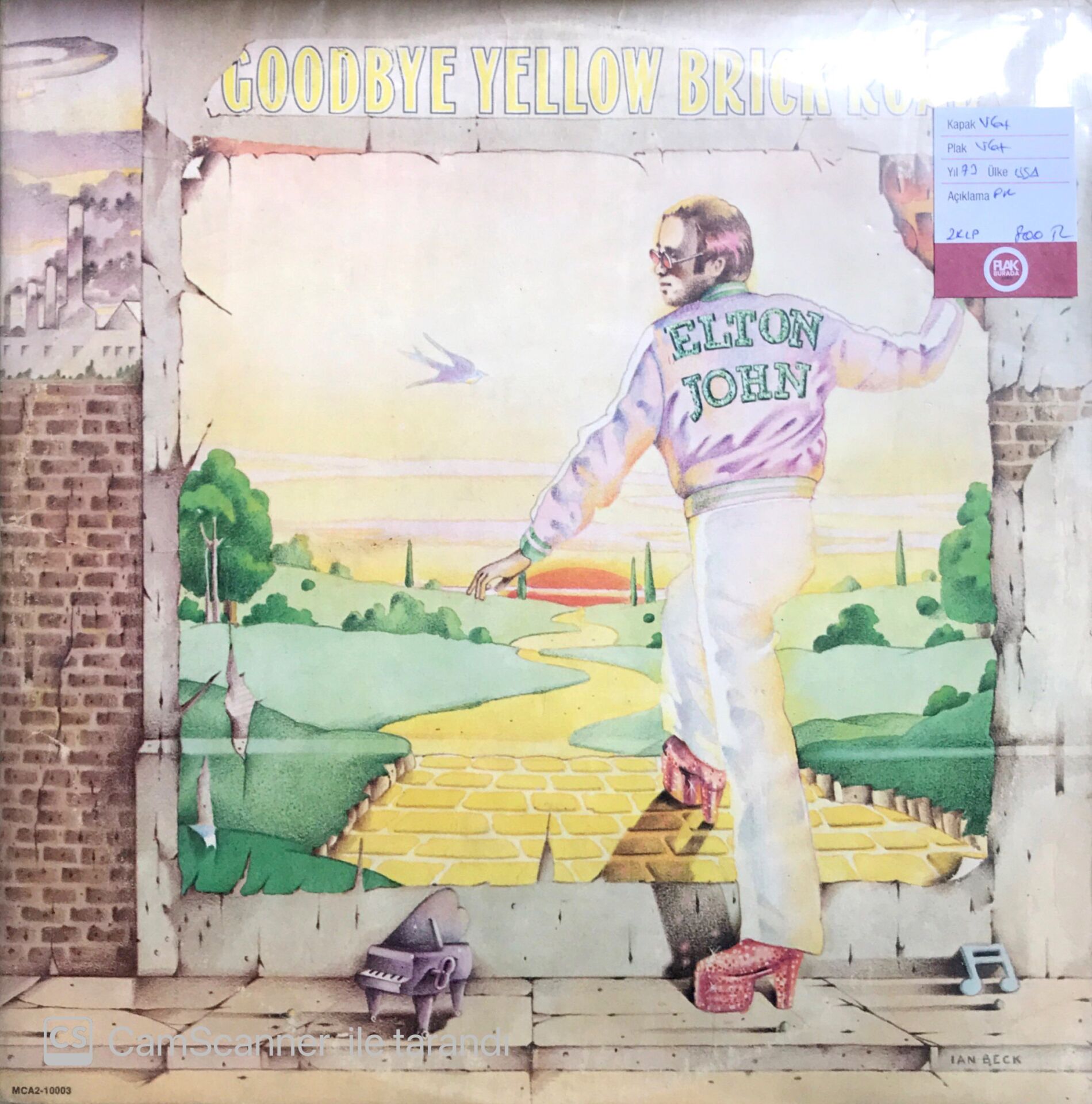 Elton John / Goodbye Yellow Brick Road Çift LP