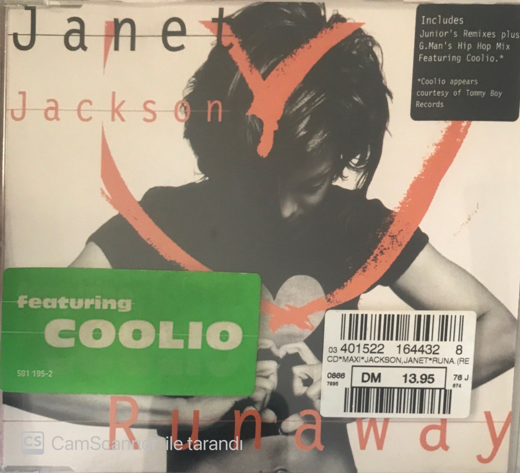 Janet Jackson Runaway Remixes CD