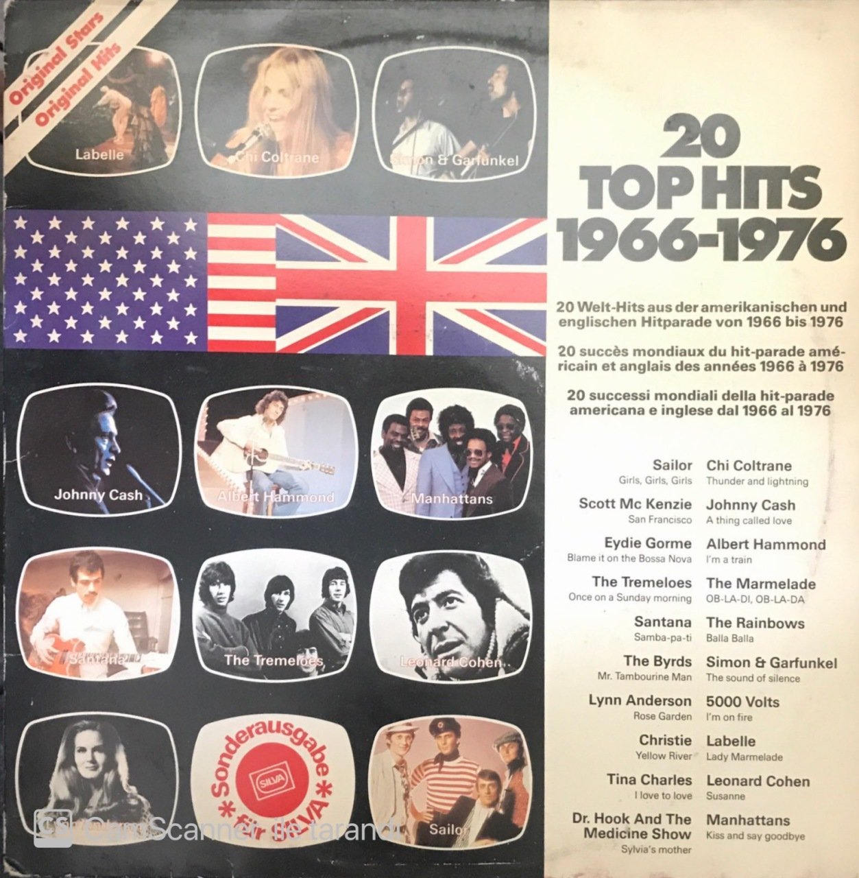 20 Top Hits 1966-1976 LP