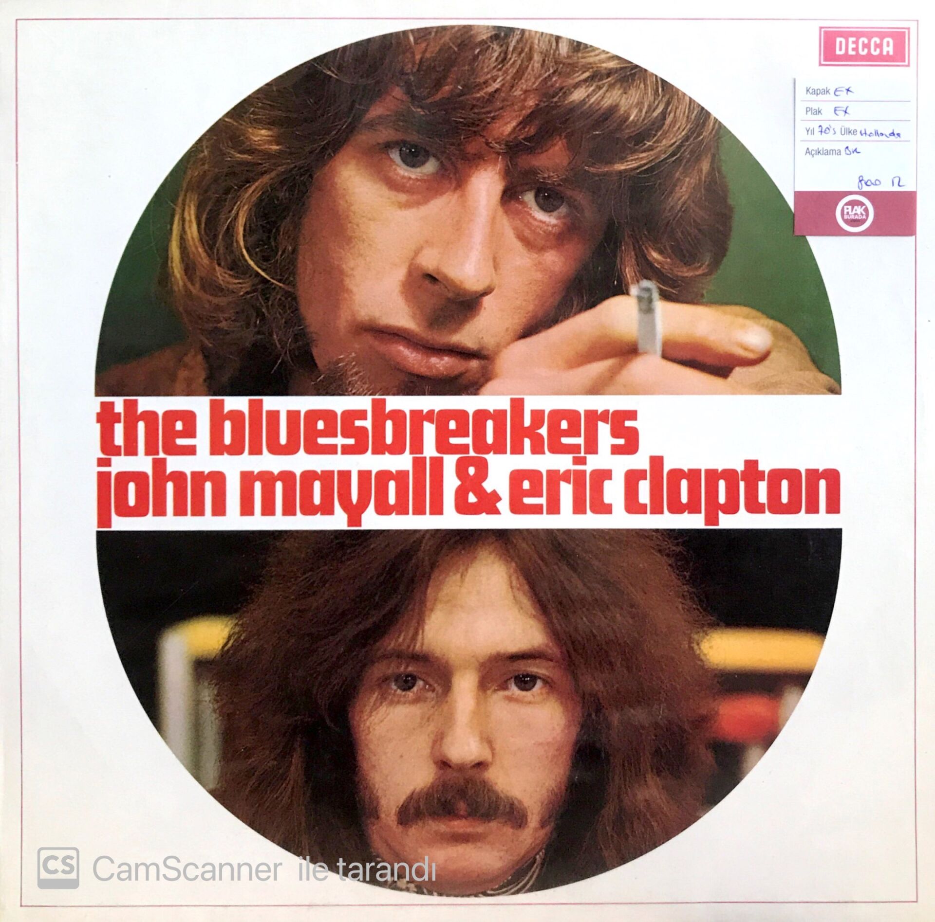 The Blues Breakers / John Mayall with Eric Clapton LP