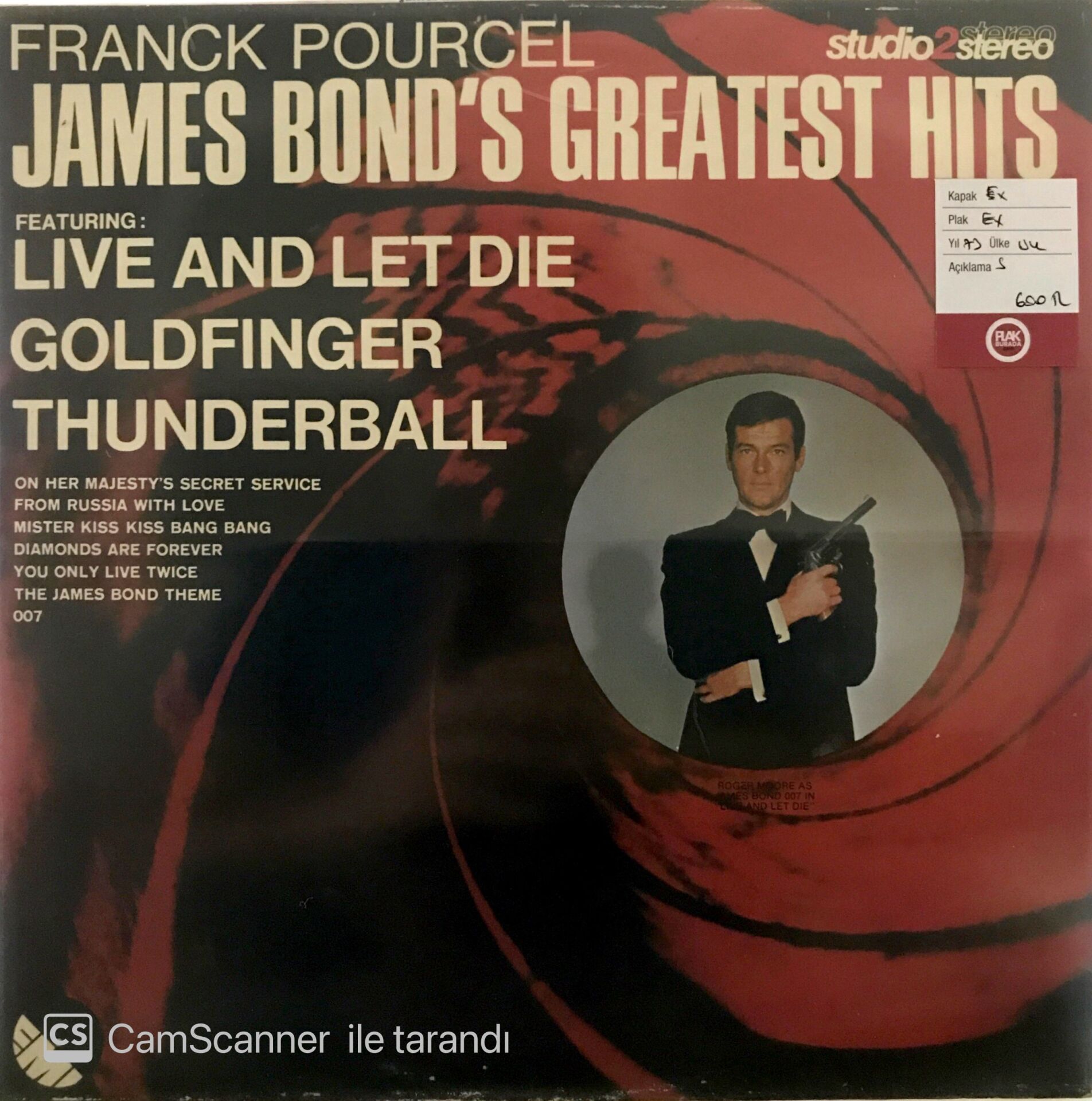 Franck Pourcel - James Bond's Greatest Hits LP