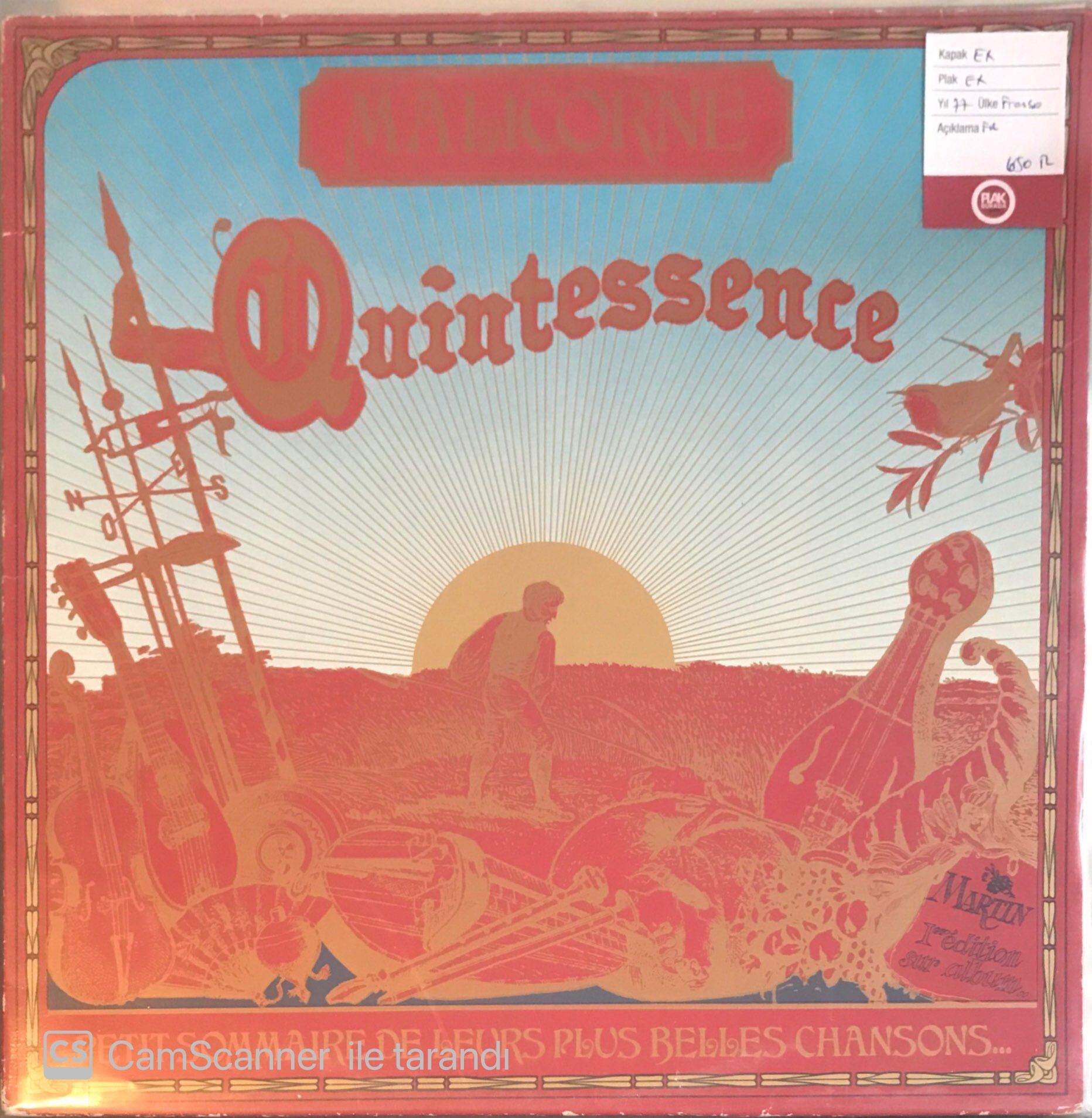 Malicorne - Quintessence LP