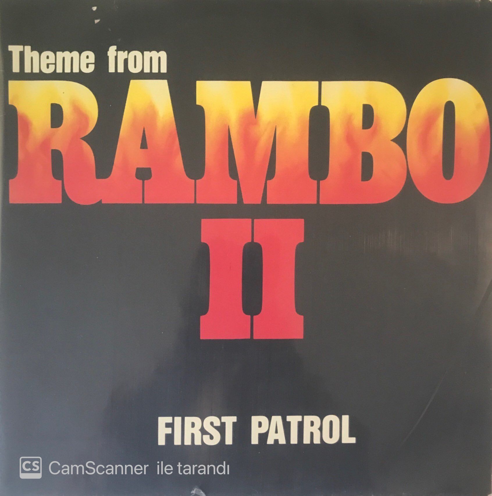 Rambo II Fırst Patrol Maxi Sıngle Plak